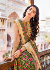 D#CL-32240A GulAhmed Vintage Garden Ethnic Printed Lawn Collection 223